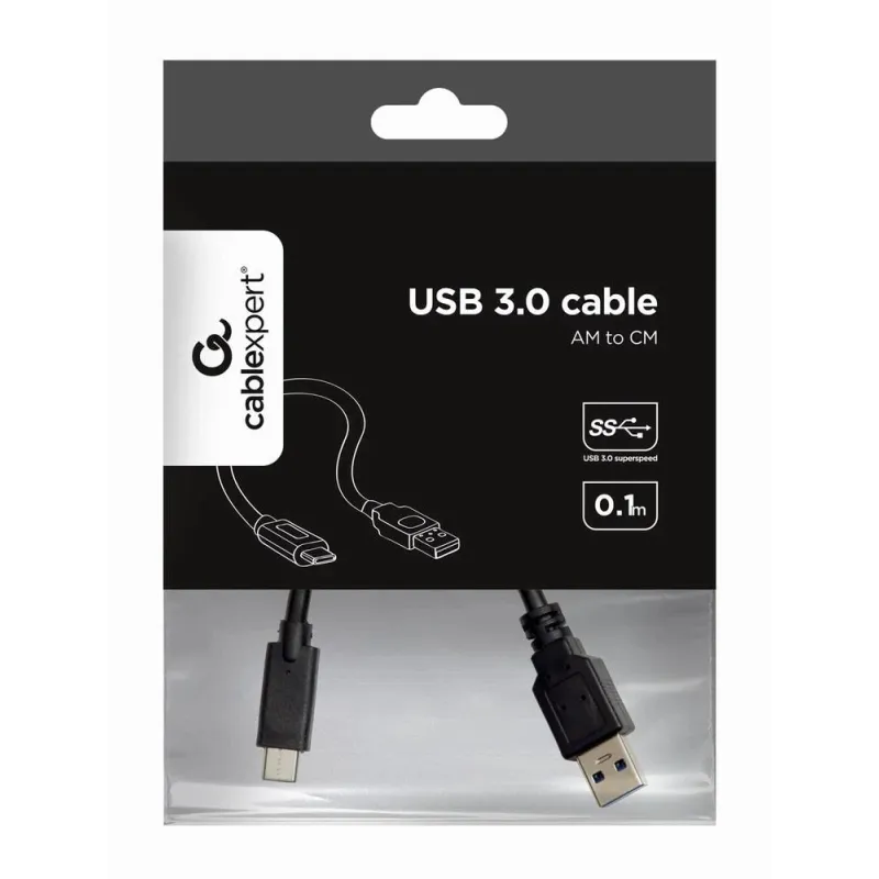 Cable usb-c to usb3 0.1m-ccp-usb3-amcm-0.1m gembird