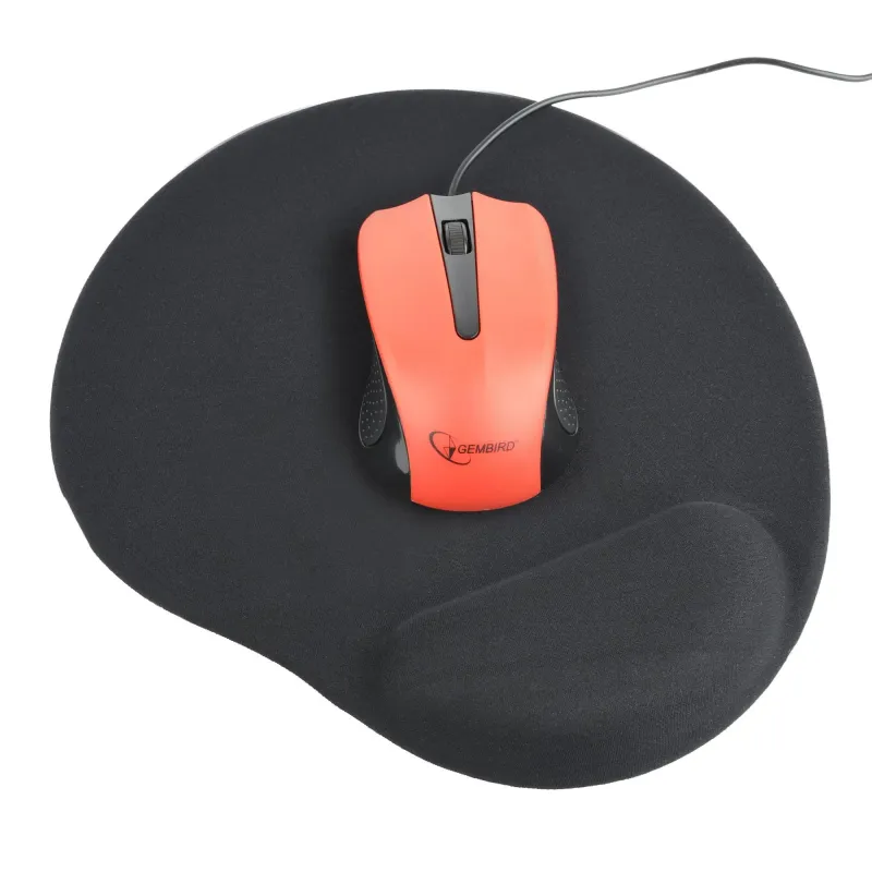 Mouse pad gel black-mp-gel-bk gembird