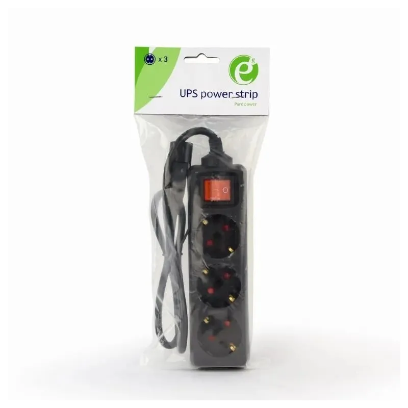 Ups acc cable power ext. 0.6m-3outl. eg-psu3-01 gembird