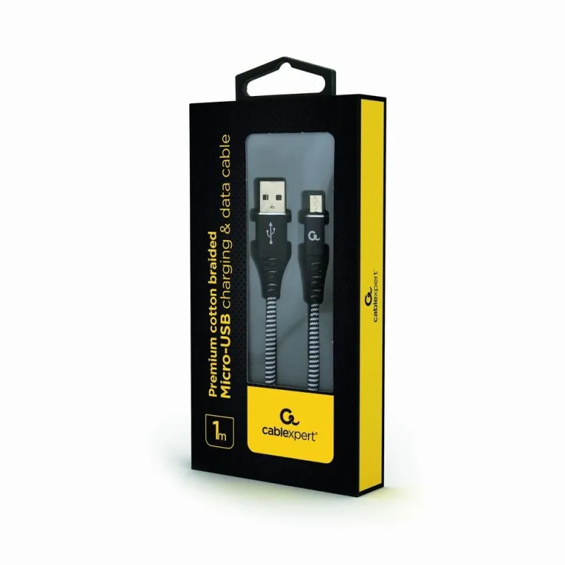 Cable usb2 to micro-usb 1m-cc-usb2b-ammbm-1m-bw gembird