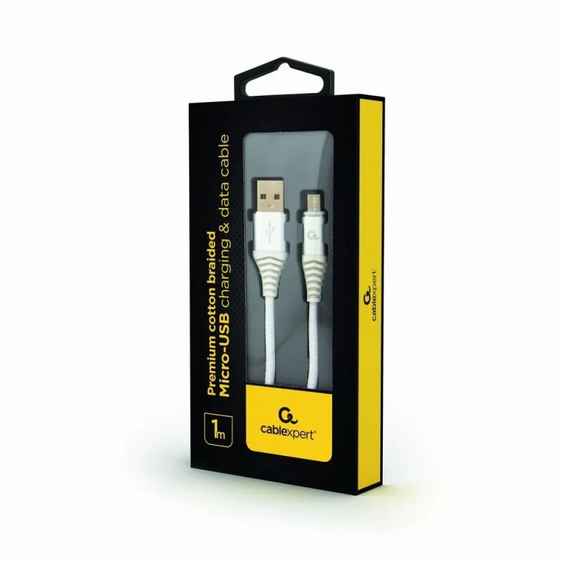 Cable usb2 to micro-usb 1m-cc-usb2b-ammbm-1m-bw2 gembird