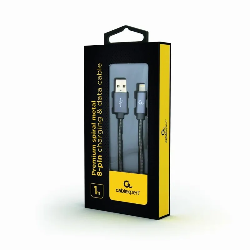 Cable lightning to usb2 1m-cc-usb2s-amlm-1m-bg gembird