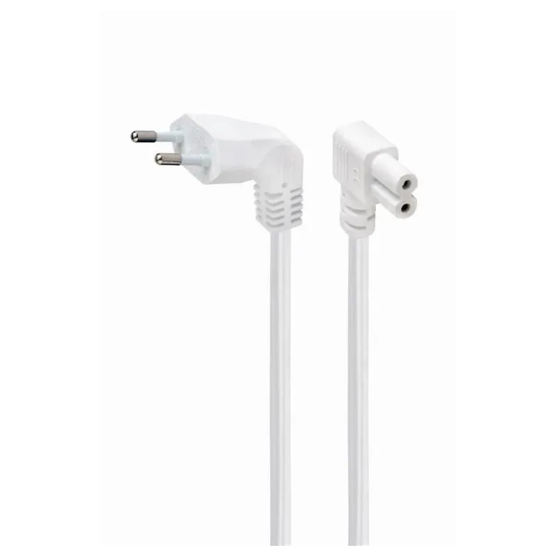 Cable power eu 2.5m angled-pc-184l-vde-2.5m-w gembird
