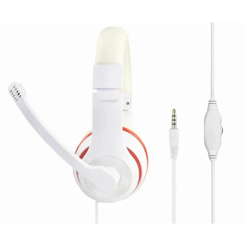 Headset stereo white-mhs-03-wtrd gembird