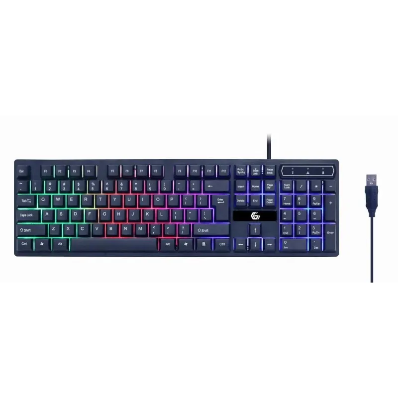 Keyboard usb gaming kit eng-ghost ggs-umgl4-02 gembird