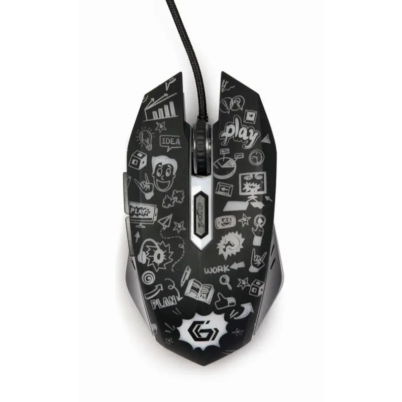 Mouse usb optical black-mus-6b-grafix-01 gembird