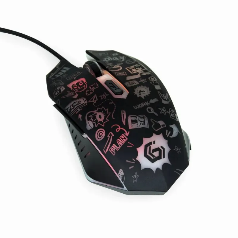 Mouse usb optical black-mus-6b-grafix-01 gembird