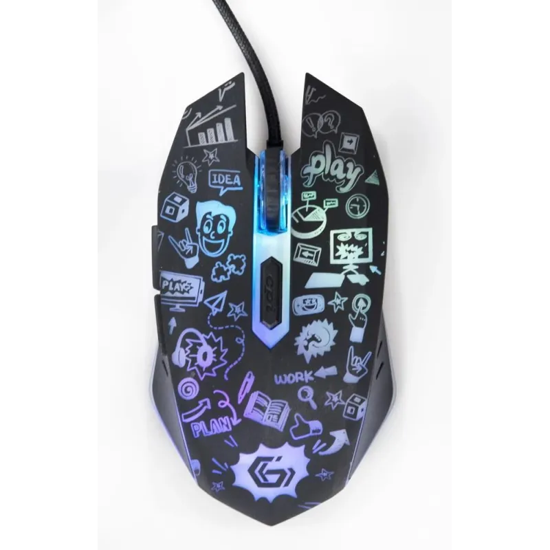Mouse usb optical black-mus-6b-grafix-01 gembird