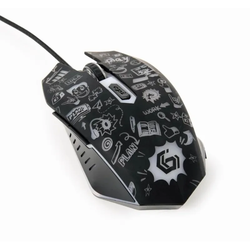 Mouse usb optical black-mus-6b-grafix-01 gembird