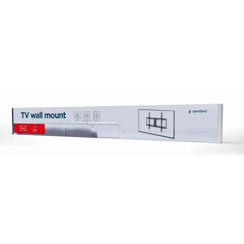 Tv set acc wall mount 37-80-wm-80f-01 gembird