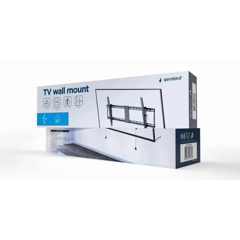 Tv set acc wall mount 43-90-wm-90t-01 gembird