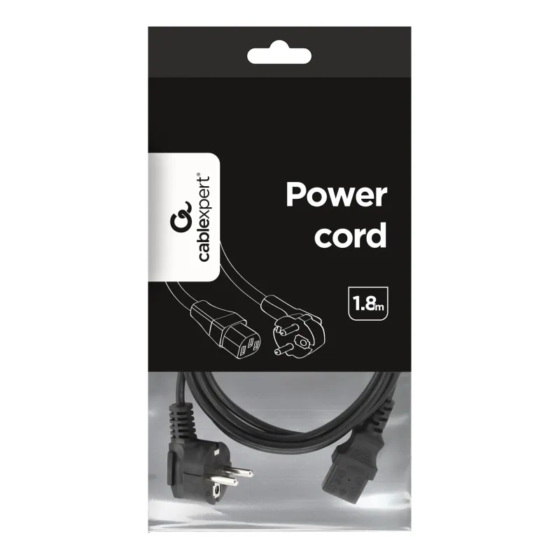 Cable power eu 1m 6a-pc-186-1m gembird