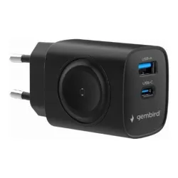 Charger usb 2in1 20w 2port-ta-uc-pdqcw20-01-bk gembird