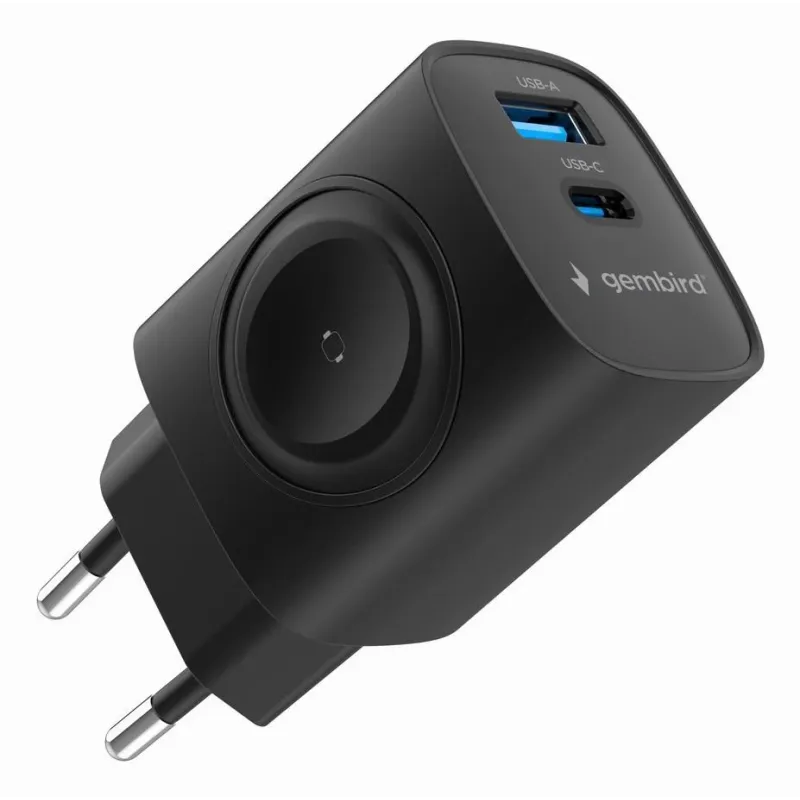 Charger usb 2in1 20w 2port-ta-uc-pdqcw20-01-bk gembird