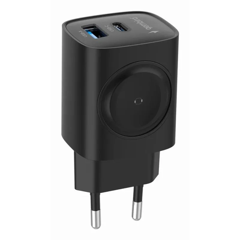 Charger usb 2in1 20w 2port-ta-uc-pdqcw20-01-bk gembird