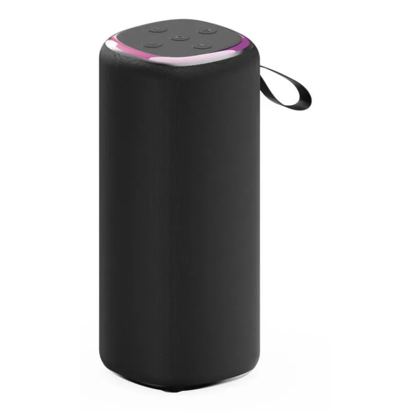 Portable Speaker-GEMBIRD-Black-Wireless-Bluetooth-SPK-BT-LED-08L