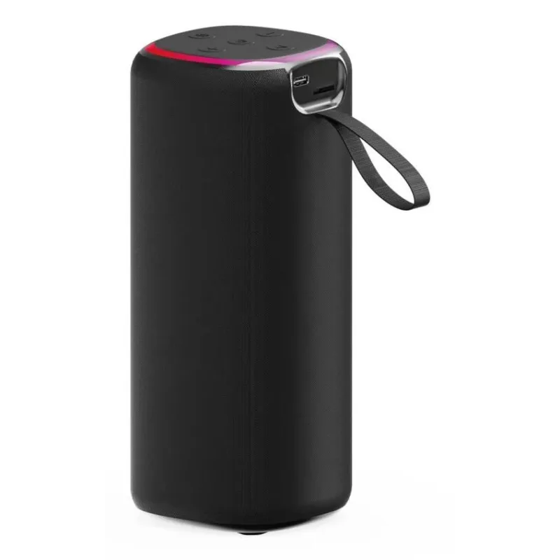 Portable Speaker-GEMBIRD-Black-Wireless-Bluetooth-SPK-BT-LED-08L