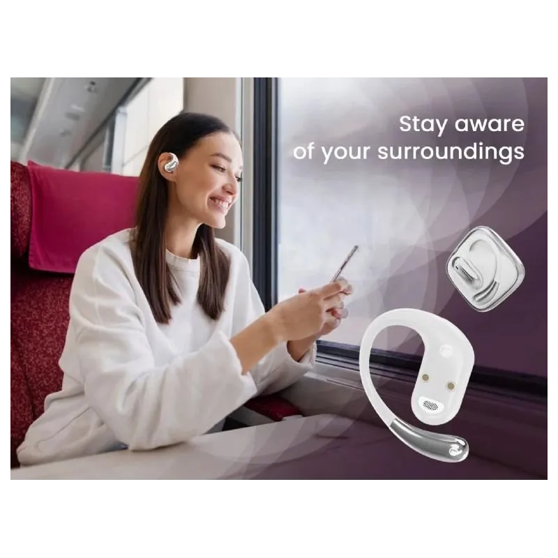 Headset bluetooth open ear-tws white ows-01-w gembird