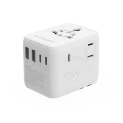 Power adapter travel 70w-white tpa-2a3c70-01-w gembird