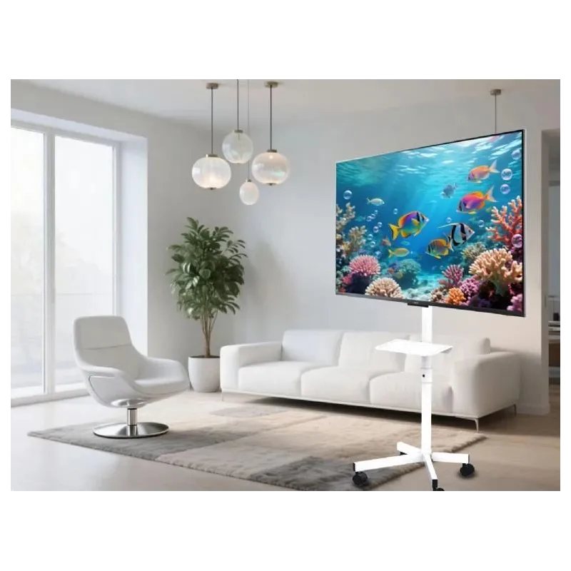 Tv set acc floor stand 32-55-tvs-55t-03-w gembird