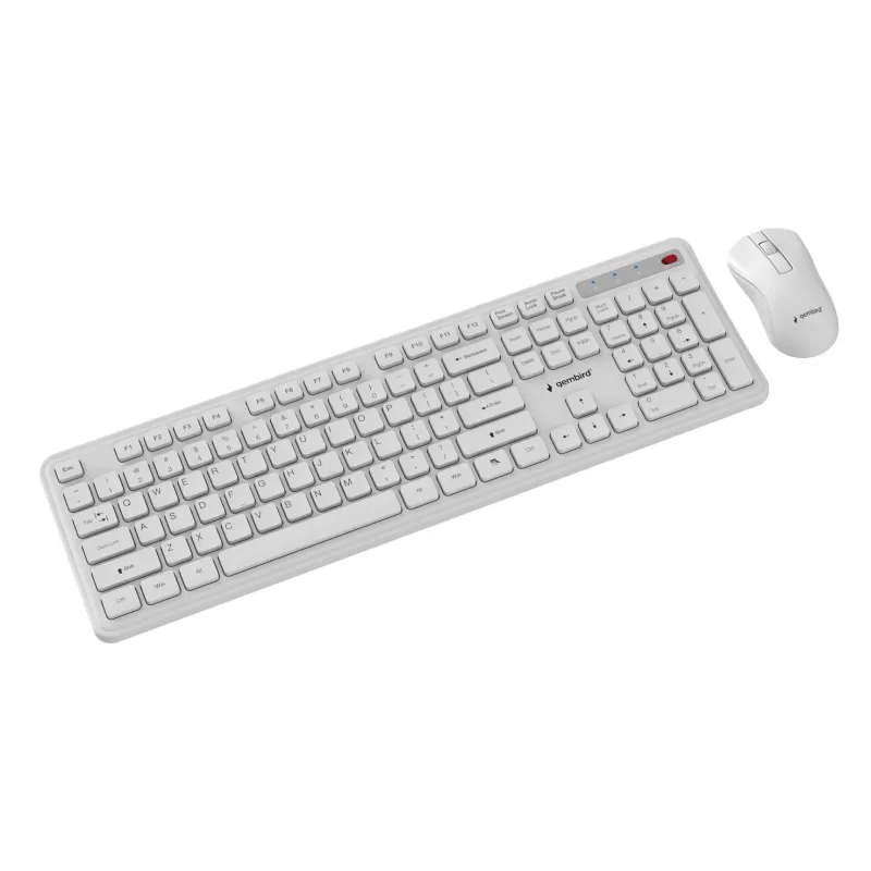 Keyboard +mouse wrl eng-wh kbs-wps-01-w gembird