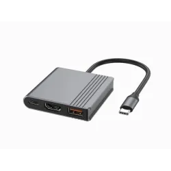 I-o adapter usb-c to hdmi-usb3-3in1 a-cm-combo3-05 gembird