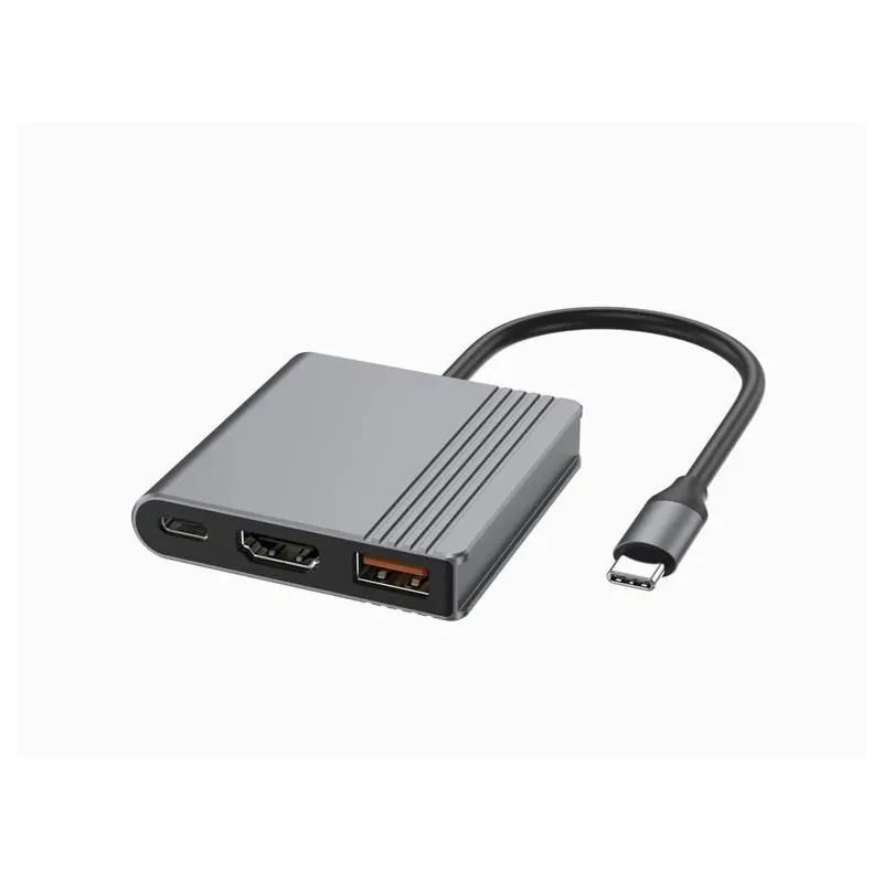 I-o adapter usb-c to hdmi-usb3-3in1 a-cm-combo3-05 gembird