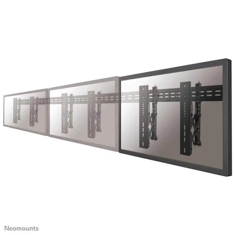 Tv set acc wall mount black-led-vw1000black neomounts