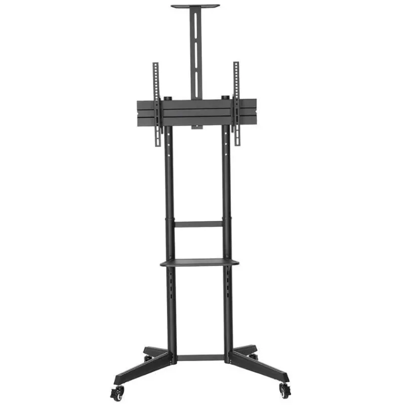 Neomounts Floor stand - FL50-550BL1 TV trolley - Adjustable Height, Tilt - 37-70  - Maximum weight ,capacity, 50 kg - Black