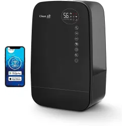 Humidifier with ionizer-ca-607bsmart clean air optima