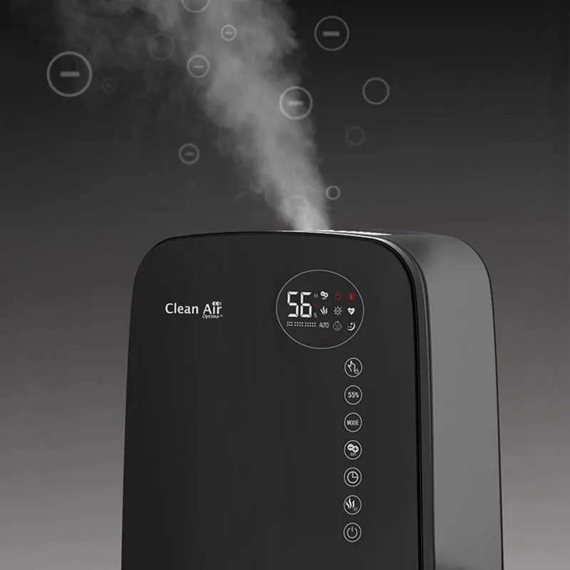 Humidifier with ionizer-ca-607bsmart clean air optima