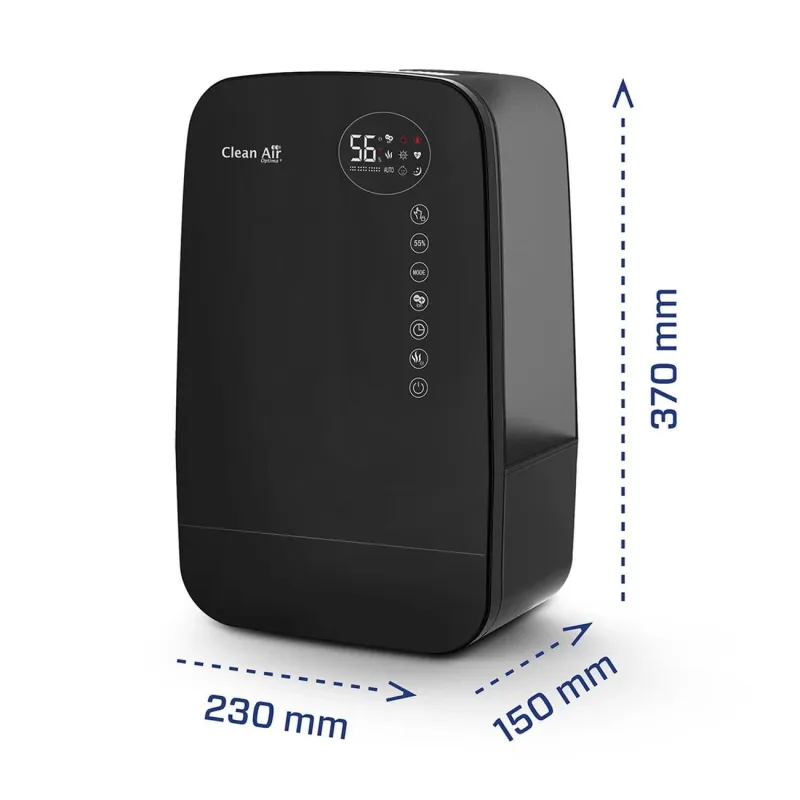 Humidifier with ionizer-ca-607bsmart clean air optima
