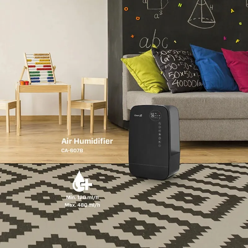 Humidifier with ionizer-ca-607bsmart clean air optima