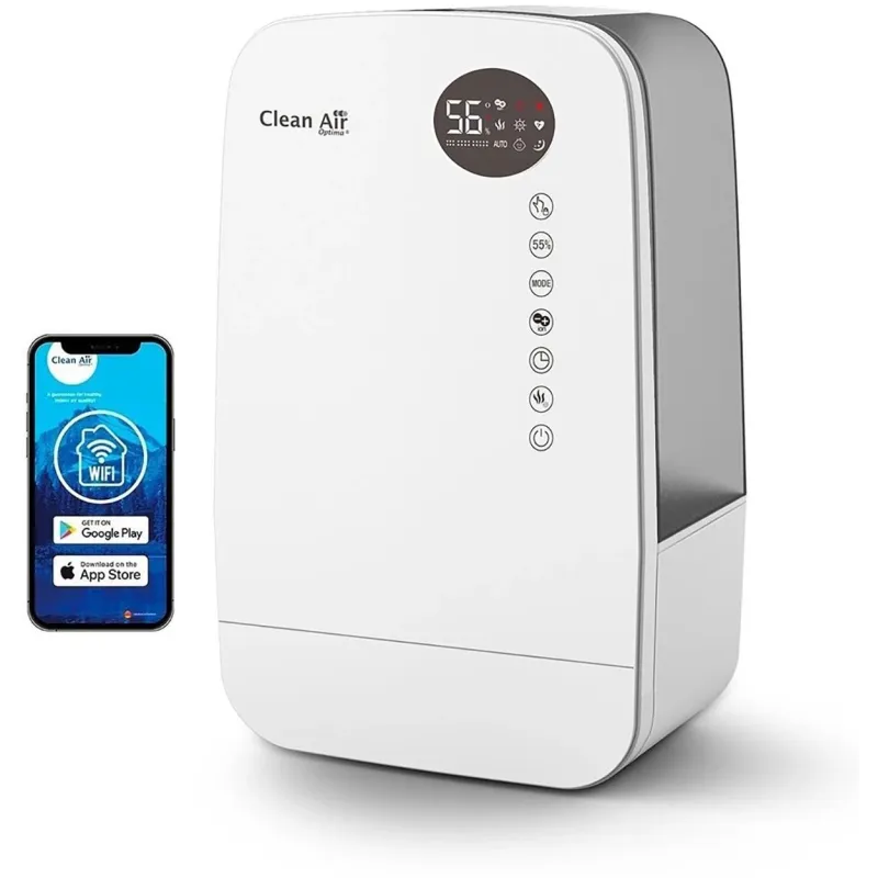 Humidifier with ionizer-ca-607wsmart clean air optima
