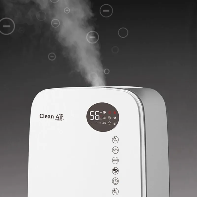 Humidifier with ionizer-ca-607wsmart clean air optima