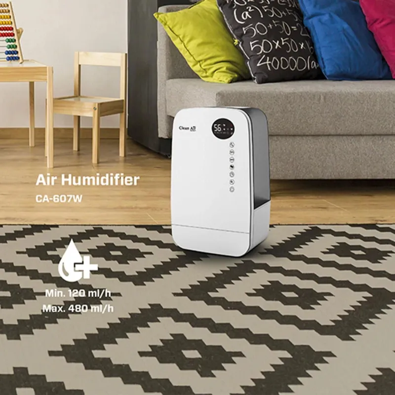 Humidifier with ionizer-ca-607wsmart clean air optima