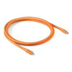 Cable usb-c to usb-c 2m-m-m orange cac-3000 club3d