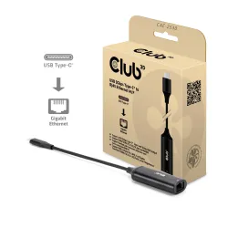 I-o adapter usb-c to rj45-m-f cac-2530 club3d