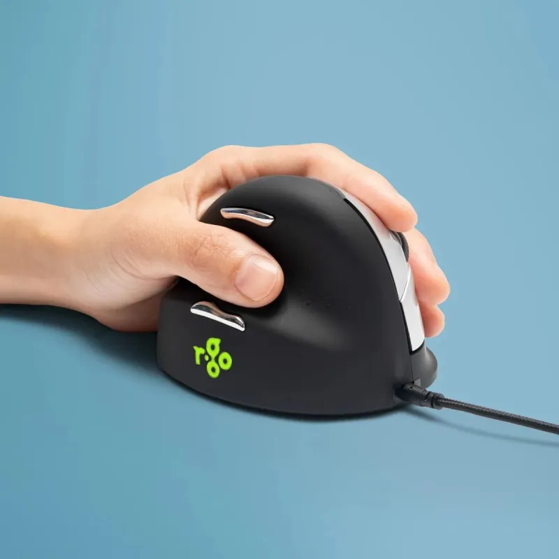 Mouse usb optical break-l. black rgohelela r-go tools