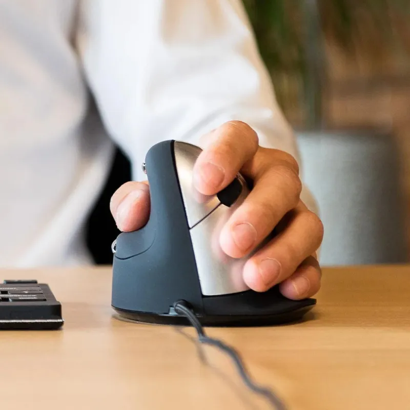 Mouse usb optical break-l. black rgohelela r-go tools