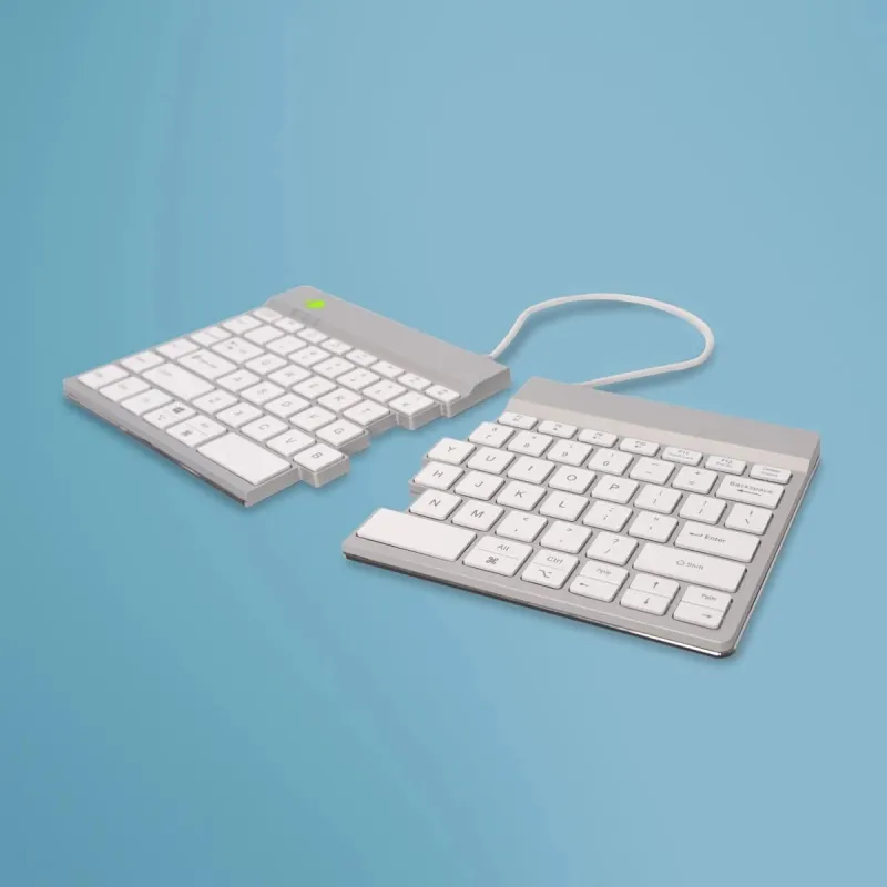 Keyboard wrl compact break-white rgosbuswlwh r-go tools