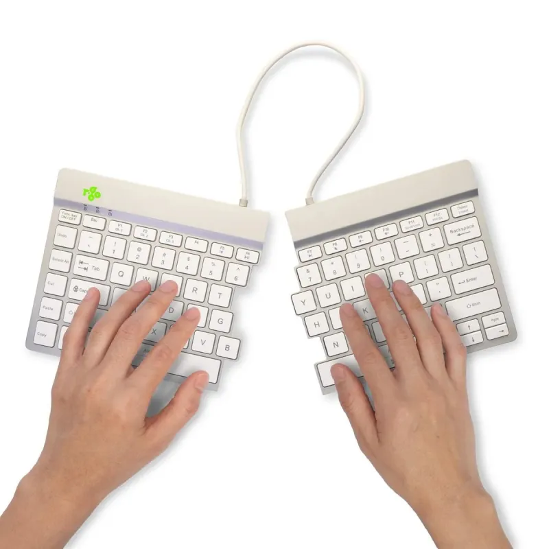 Keyboard wrl compact break-white rgosbuswlwh r-go tools