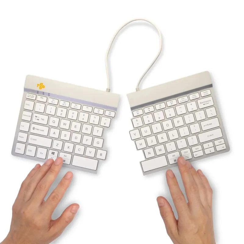 Keyboard wrl compact break-white rgosbuswlwh r-go tools