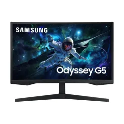 LCD Monitor-SAMSUNG-27 -2560 x 1440 pixels-Wide Quad HD-Native aspect ratio 16:9-LED-Curved-LS27CG554EUXEN