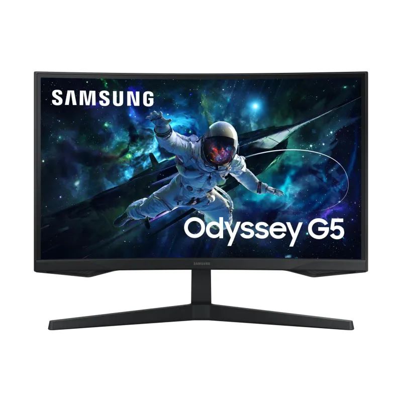 LCD Monitor-SAMSUNG-27 -2560 x 1440 pixels-Wide Quad HD-Native aspect ratio 16:9-LED-Curved-LS27CG554EUXEN