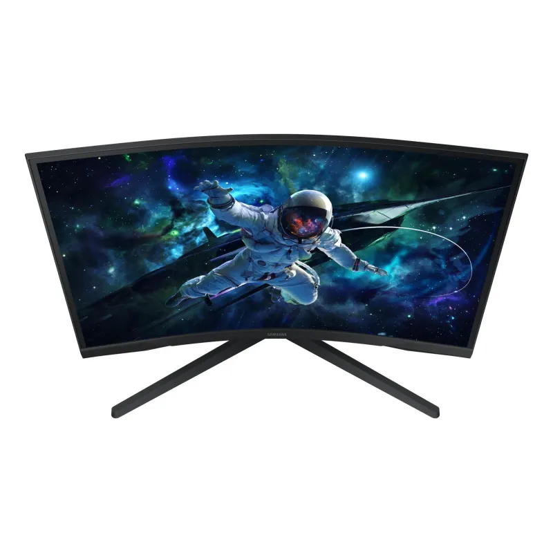 LCD Monitor-SAMSUNG-27 -2560 x 1440 pixels-Wide Quad HD-Native aspect ratio 16:9-LED-Curved-LS27CG554EUXEN