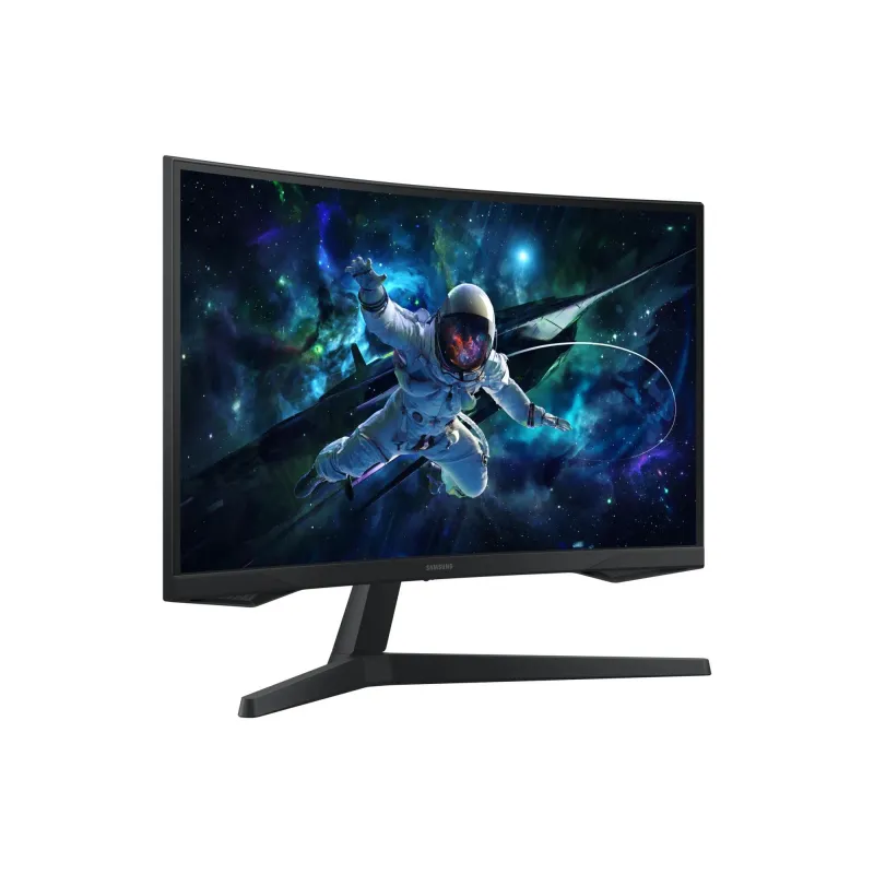 LCD Monitor-SAMSUNG-27 -2560 x 1440 pixels-Wide Quad HD-Native aspect ratio 16:9-LED-Curved-LS27CG554EUXEN