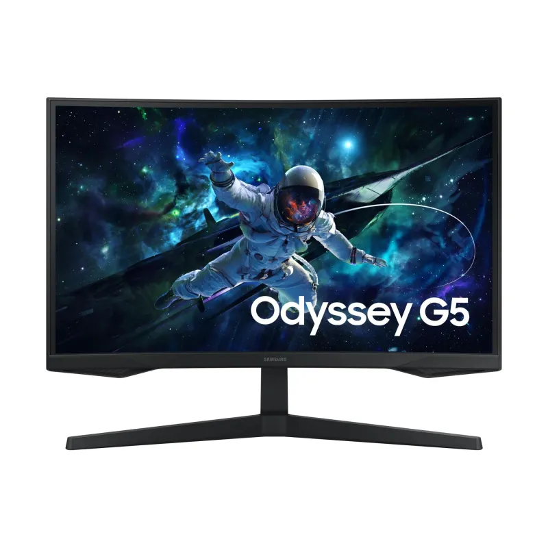 LCD Monitor-SAMSUNG-27 -2560 x 1440 pixels-Wide Quad HD-Native aspect ratio 16:9-LED-Curved-LS27CG554EUXEN