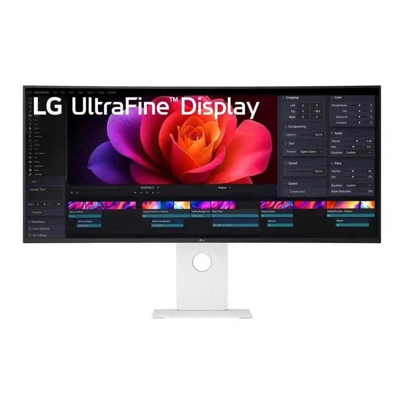 LCD Monitor-LG-40 -5120 x 2160 pixels-WUHD-Native aspect ratio 21:9-Curved-40U990A-W