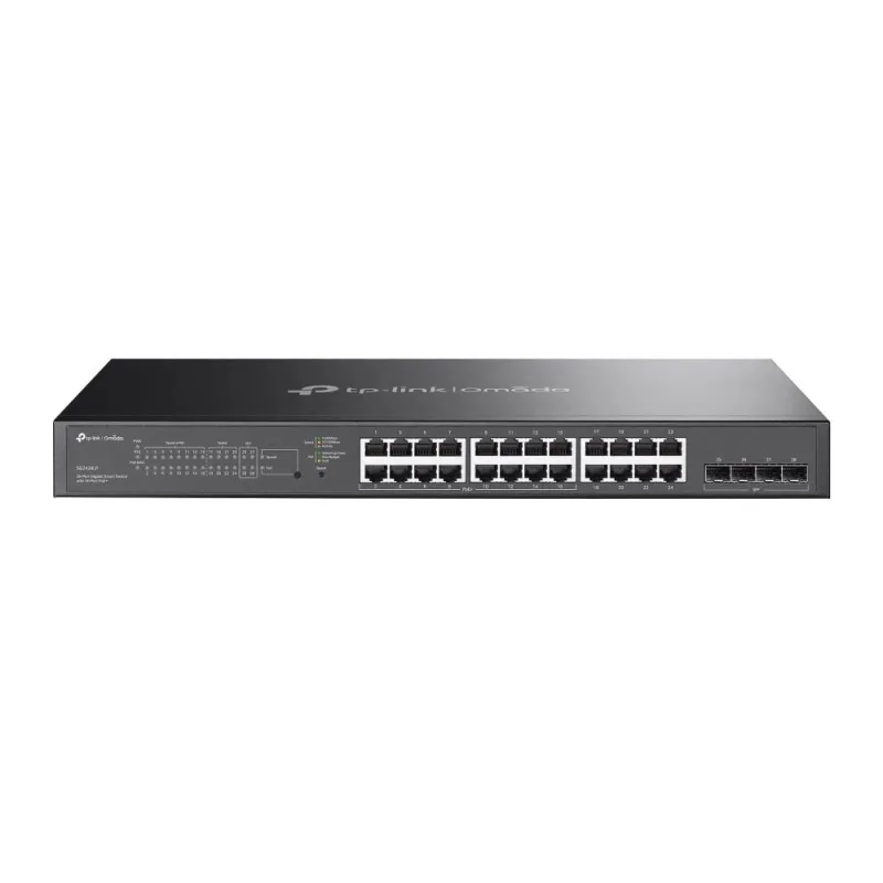 Switch-TP-LINK-Omada-SG2428LP-PoE ports 8-PoE+ ports 16-150 Watts-SG2428LP